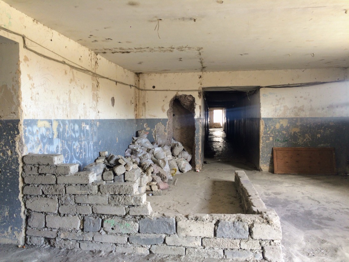 Inside building, the corridor to arrive to apartment of Oleg Shubitidze, where now live his brother’s family and also Oleg’s 2 child.