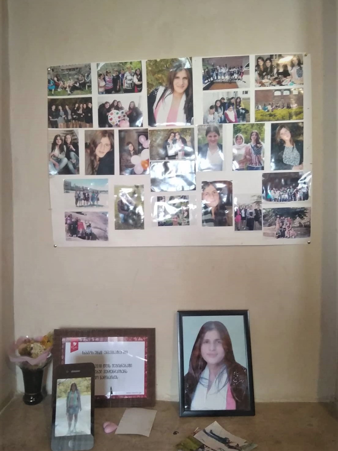 Manana Nadibaidze’s pictures in the family's new house