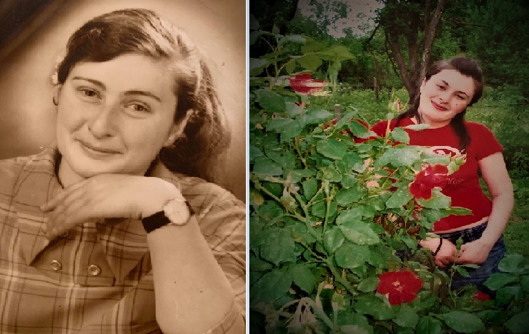 Mother and Daughter Nazi Jalabadze and Meri Japiashvili